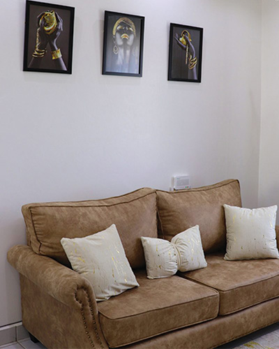 Two bedroom living room