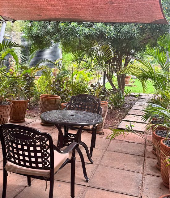 Outside Garden Studio